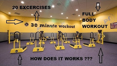 Planet fitness 30 min express circuit  workout