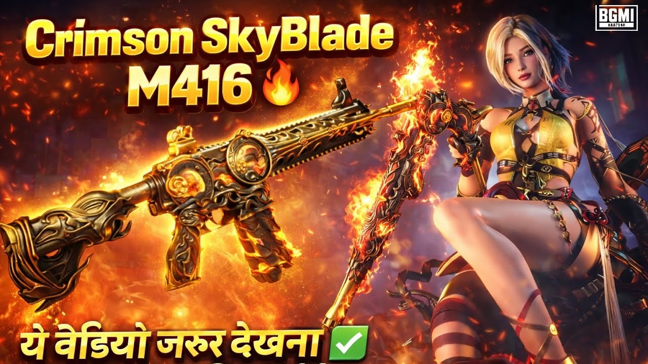 M416 CRIMSON SKYBLADE CRATE OPENING 😱🔥 | 