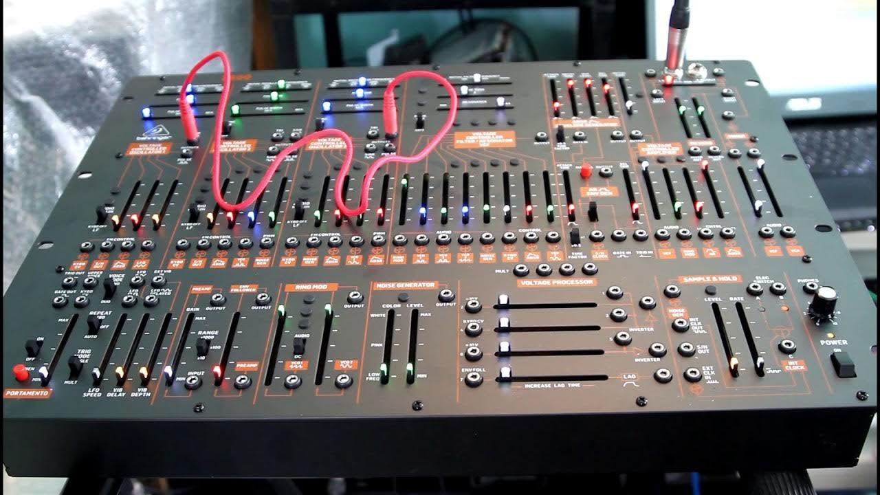 Behringer 2600 brand new sound patches YouTube