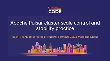 Apache Pulsar cluster scale control and stability practice
