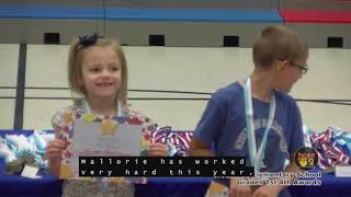Creekside Elementary School 1st to 4th Grade Awards OC May 29 2019