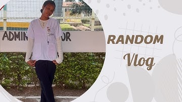 random daily vlog/GRWM/african hair struggles/clinicals/running errands/silent vlog