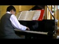 デュセック　「ソナチネ Op.20-6 第１楽章」　演奏：三林　新　（６年生）
