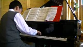 デュセック　「ソナチネ Op.20-6 第１楽章」　演奏：三林　新　（６年生）
