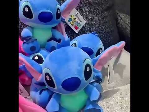 Мягкая игрушка Стич, детская плюшевая игрушка из мультфильма Лило и Стич 20 см, видео 1