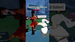 Frieren hosting a mage test #warofwizards #vrgaming #frieren #vrgames #quest2