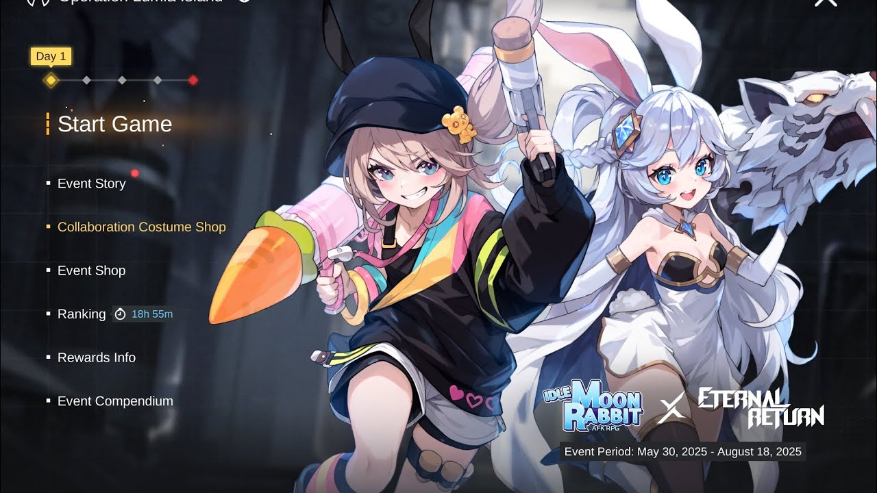 IDLE MOON RABBIT X Eternal Return Gameplay - YouTube