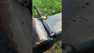 Professional welding tricks in the technique of closing long gaps in torn iron parts#welder #welding