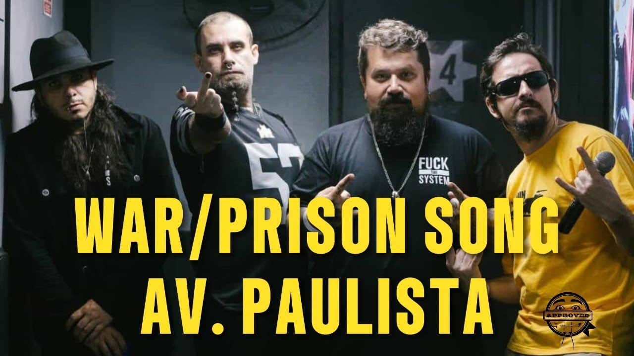 System of a down Brasileiro na Av Paulista - War/Prison Song (cover)