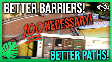 #1 MOD! BETTER PATHS AND BARRIERS! - Planet Zoo Mod Showcase