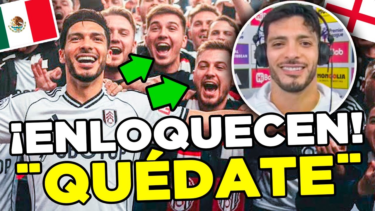 ¡EUROPEOS YA AMAN a RAÚL JIMÉNEZ! SE PUSIERON ¨LOCOS¨