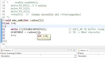 leccion 18: Envío de cadenas desde la UART del MSP430, usando string.h