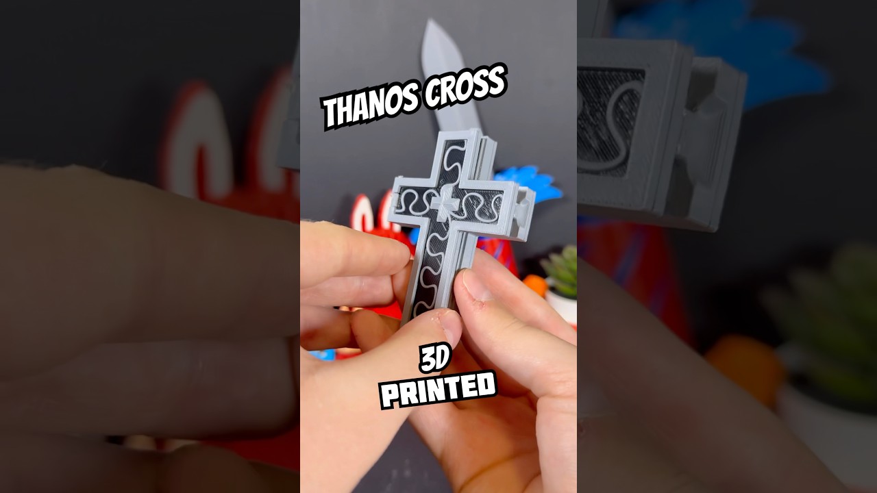 3D Printed Squid Game Thanos Cross?! 