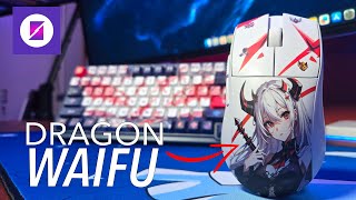 This Dragon Girl Waifu is on My Keyboard and Mouse! screenshot 1