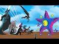 BIG STARRO vs. GODZILLA: Who Is The Next King Of Monsters??? - FUNNY CARTOON