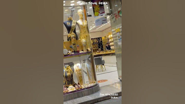 Walking in Gold Souq, Deira | Dubai