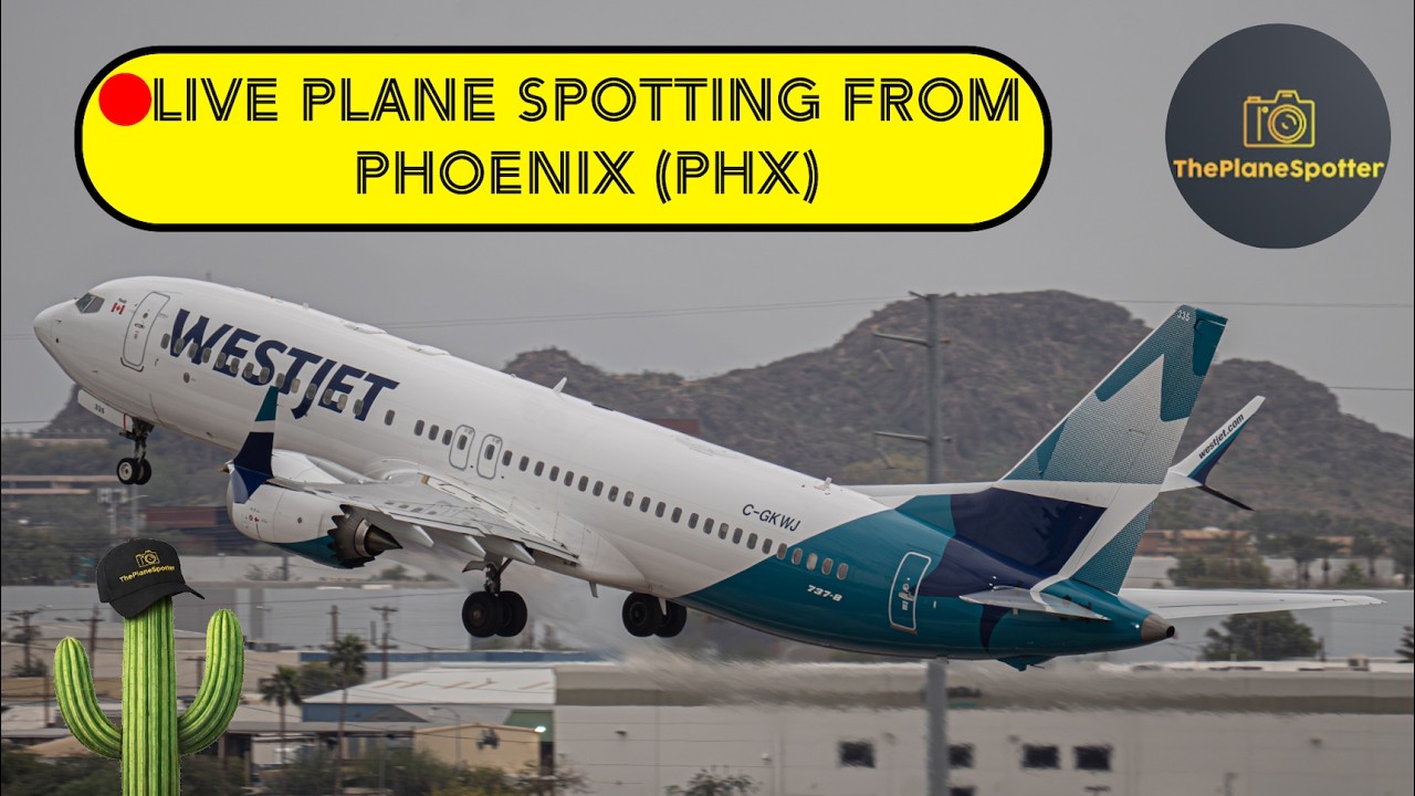 🔴LIVE Plane Spotting | Phoenix Sky Harbor International Airport (PHX) ✈️ | 2/20/26
