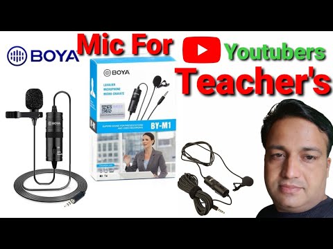 Unboxing and Testing Audio Boya By M1 With Smartphone and DSLR || Boya Lavalier Condenser Microphone