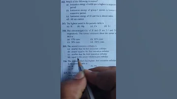 Second Ionization Enthalpy Questiononperiodictable Periodictablemcqs 