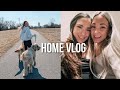 VLOG: going home, family walk, + errands with Lucy!