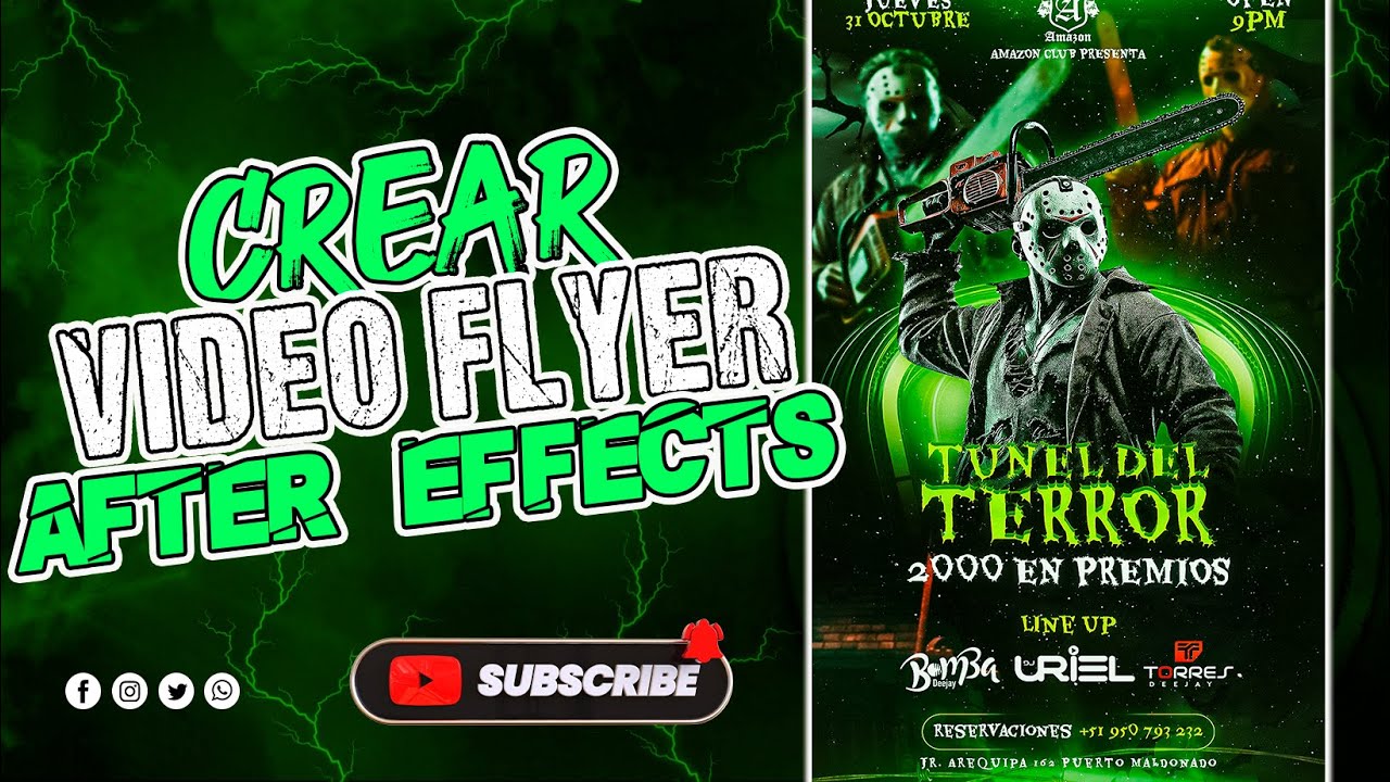 Cómo Crear un Vídeo Flyer en After Effects | Part3