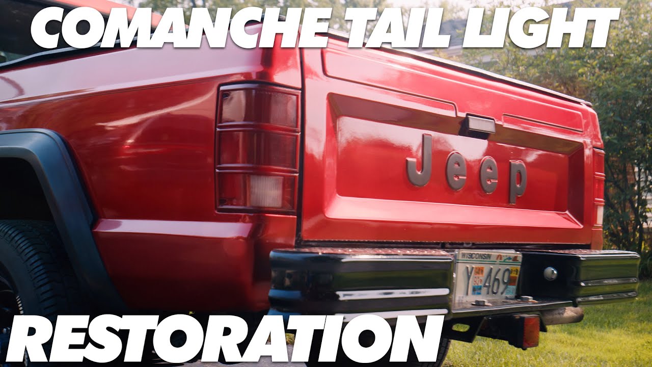 Restoring Faded Tail Lights On My Jeep Comanche YouTube