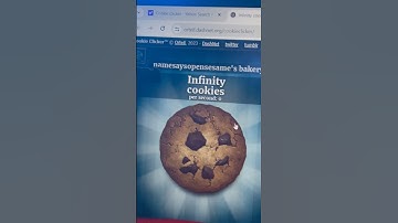 How to get INFINITE cookies on COOKIE CLICKER 🍪 #cookieclicker #cookies #viral