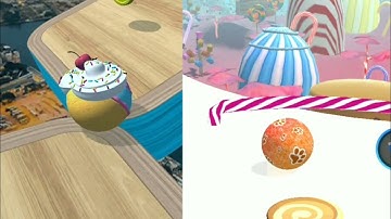 Candy Ball Run VS Going Balls Speedrun All Levels Gameplay