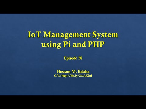 HMB | IoT Management System using Pi and PHP | PHP | Episode 58