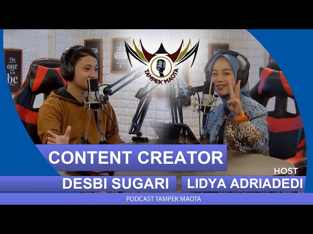 Tampek Maota - Bintang Tamu Content Creator, Desbi Sugari class=