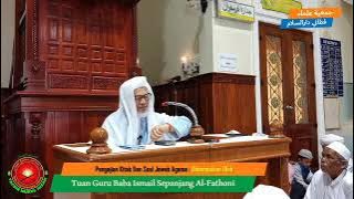 Baba Ismail Sepanjang - Bagaimanakah Ukuran Air Dua Kolah
