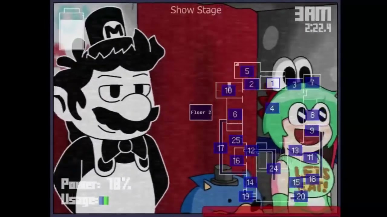 [REUPLOAD] Five Nights at Sonic's: Maniac Mania PLUS: Toy Golden Sonic and Cobalt Taingle