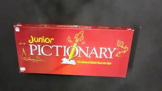 JUNIOR PICTIONARY| THE GAME OF QUICK DRAW| REVIEW OF PICTIONARY| GROUP GAME| FUN & STRATEGIC GAME