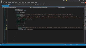 Coding a C# Text Adventure (1): Setting Up Player Classes and GameStates