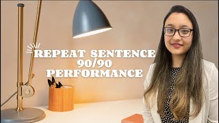 Repeat Sentence | 90\/90 Performance | milestonestudy.com.au