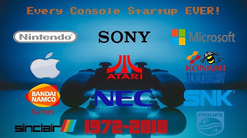 Every Console/Computer Startup EVER! (Chronological Order)