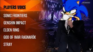 So I fixed the Game Awards Players Voice...
