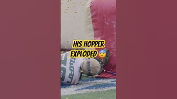 Paintball hopper explosion #paintball #paintballing #shorts