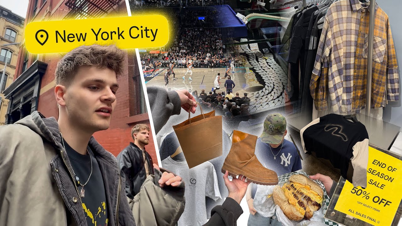 NEUE PIECES GEKAUFT🤩 XXL New York Shopping Vlog🛍️ (+ NBA Game🏀) | Jan
