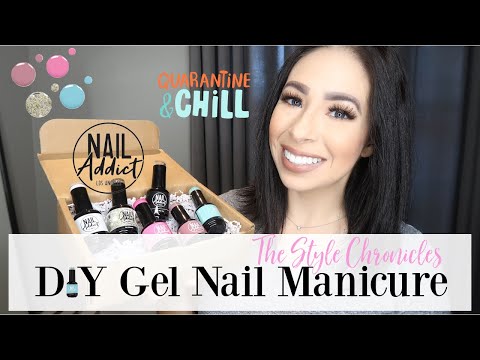 DIY Gel Nails with Nail Addict Polishes