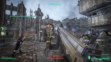 9 minutes of Fallout 3 modded gun combat gameplay (TTW)