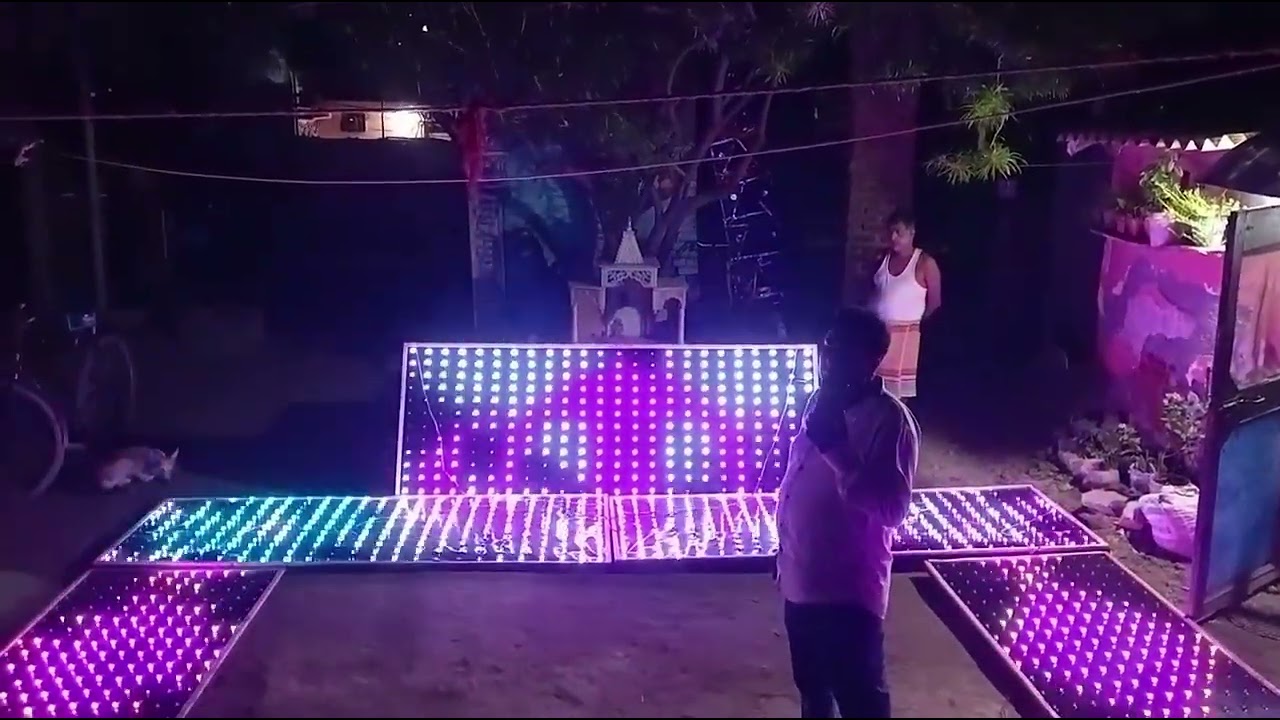 pixel led light gate