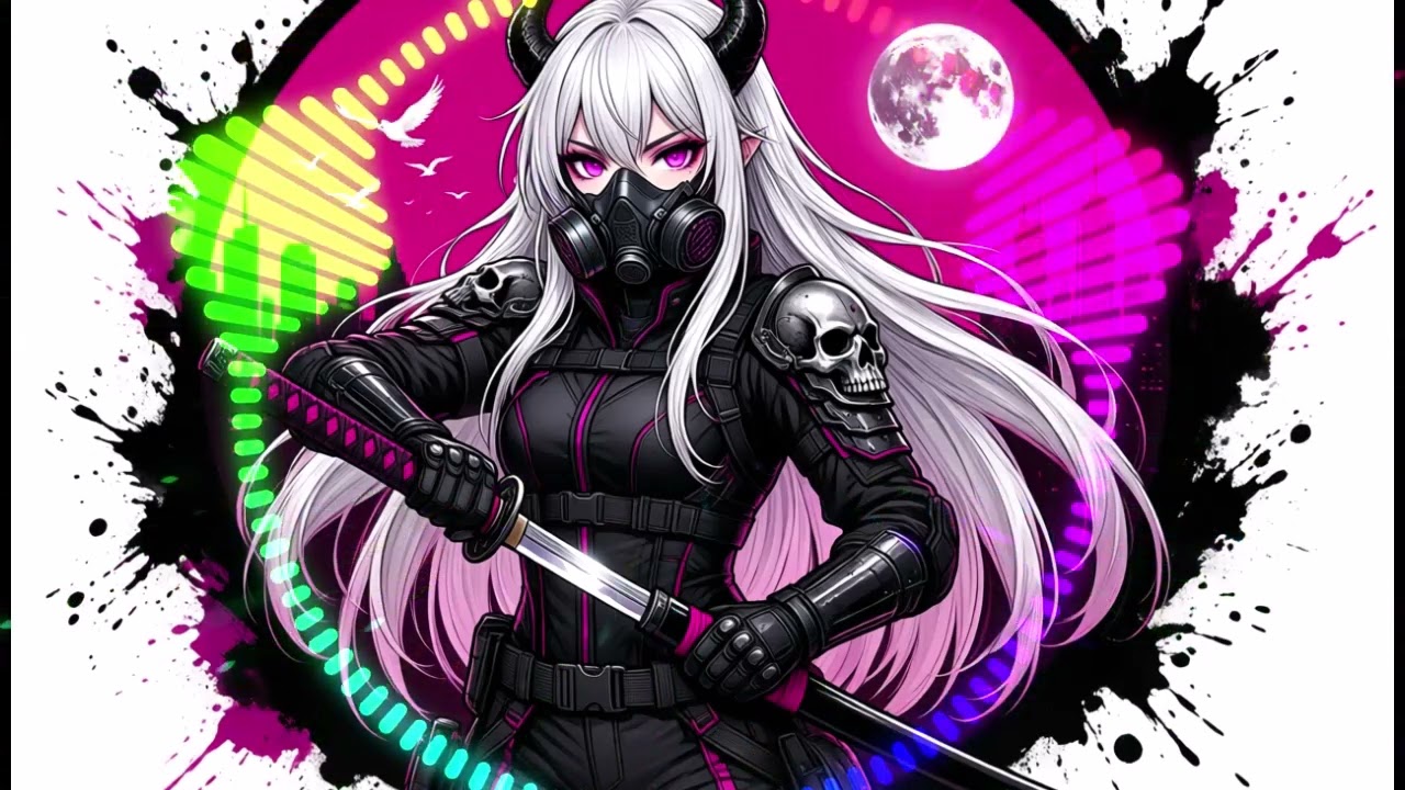 Dark Aesthetic EDM Breakbeat | Samurai Horned Visual