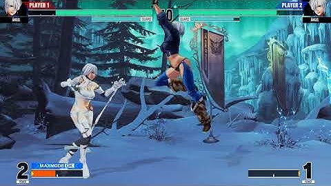 KOF XV | Shermie 💥 Shermie (Hallowen costume mod)| CPU vs CPU AI vs AI