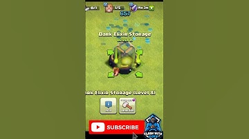 Dark Elixir Storage #clashofclans #coc #gaming #animation #shorts #yt_shorts #ytviral #shortsvideo