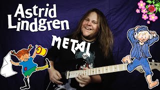 Video thumbnail of "Astrid Lindgren - Guitar Medley (by Andreas Lindgren)"