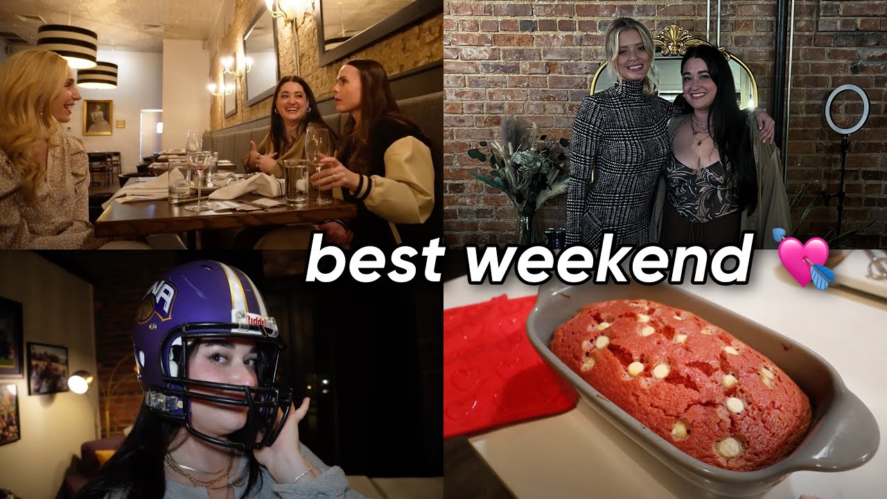 WEEKEND VLOG: trip to my college town, trader joe’s haul, and baking