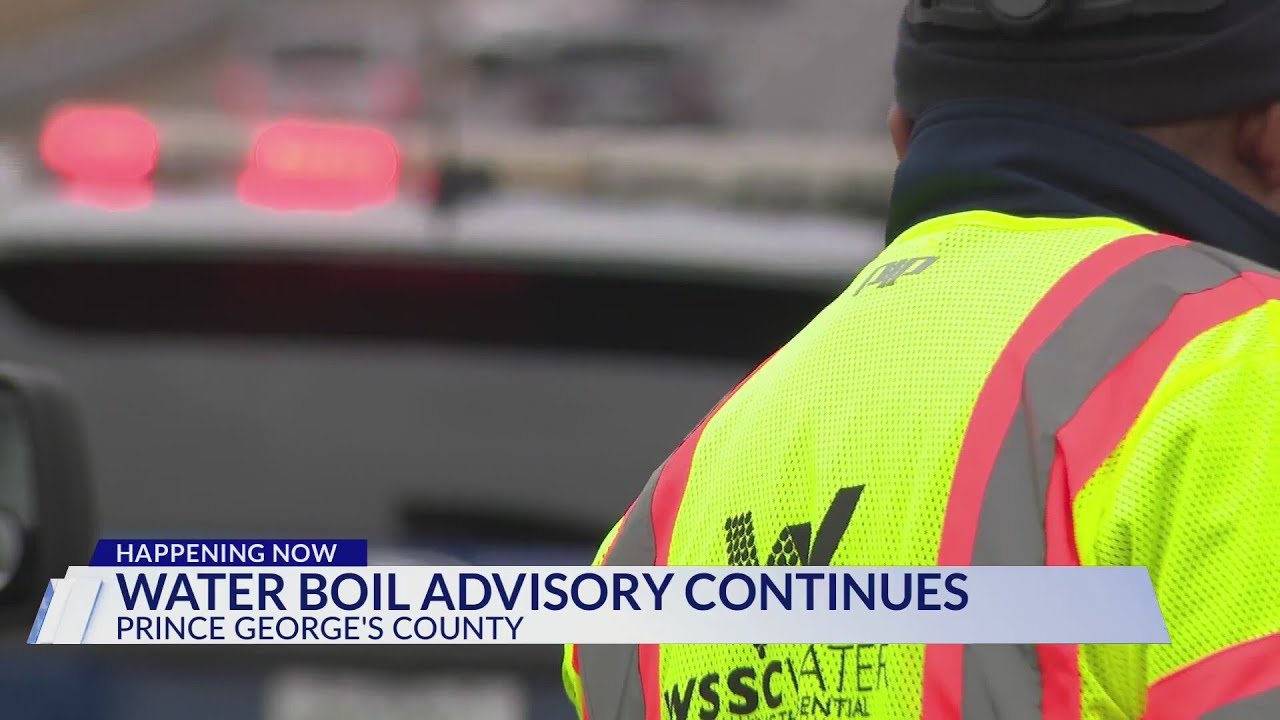 Boil water advisory continues in southern Prince George's County - YouTube