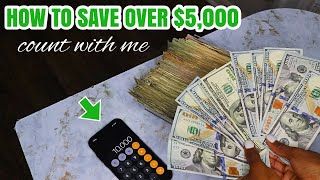 HOW TO SAVE $5,000+ | 100 ENVELOPE CHALLENGE COMPLETED! UNSTUFFING + COUNT WITH ME