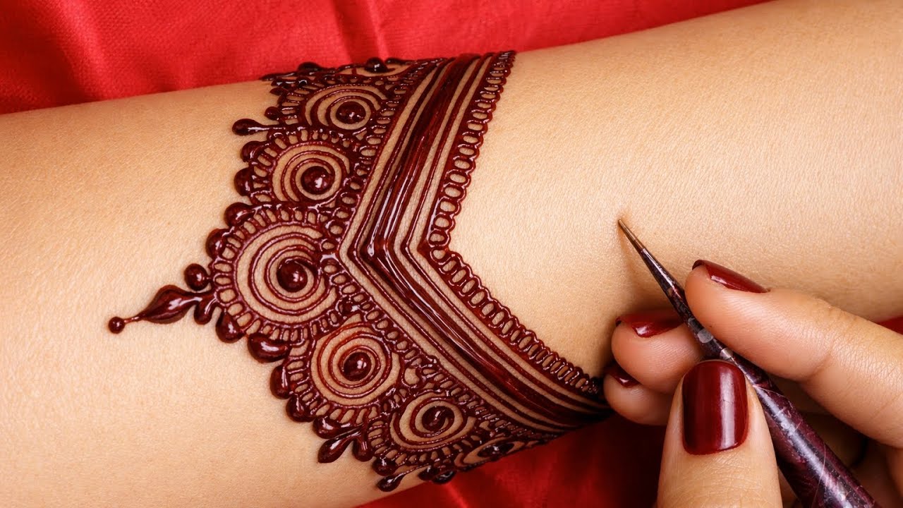 New stylish full hand mehndi design | easy front hand mehndi | simple mehandi ka design | mehndi